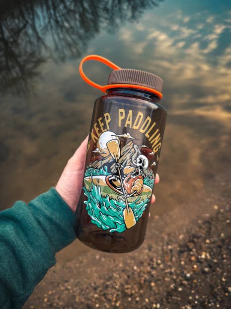 Hey Bear Outdoors – wholesale Water bottle – Kayaking Keep Paddling Nalgene 32oz Water Bottle