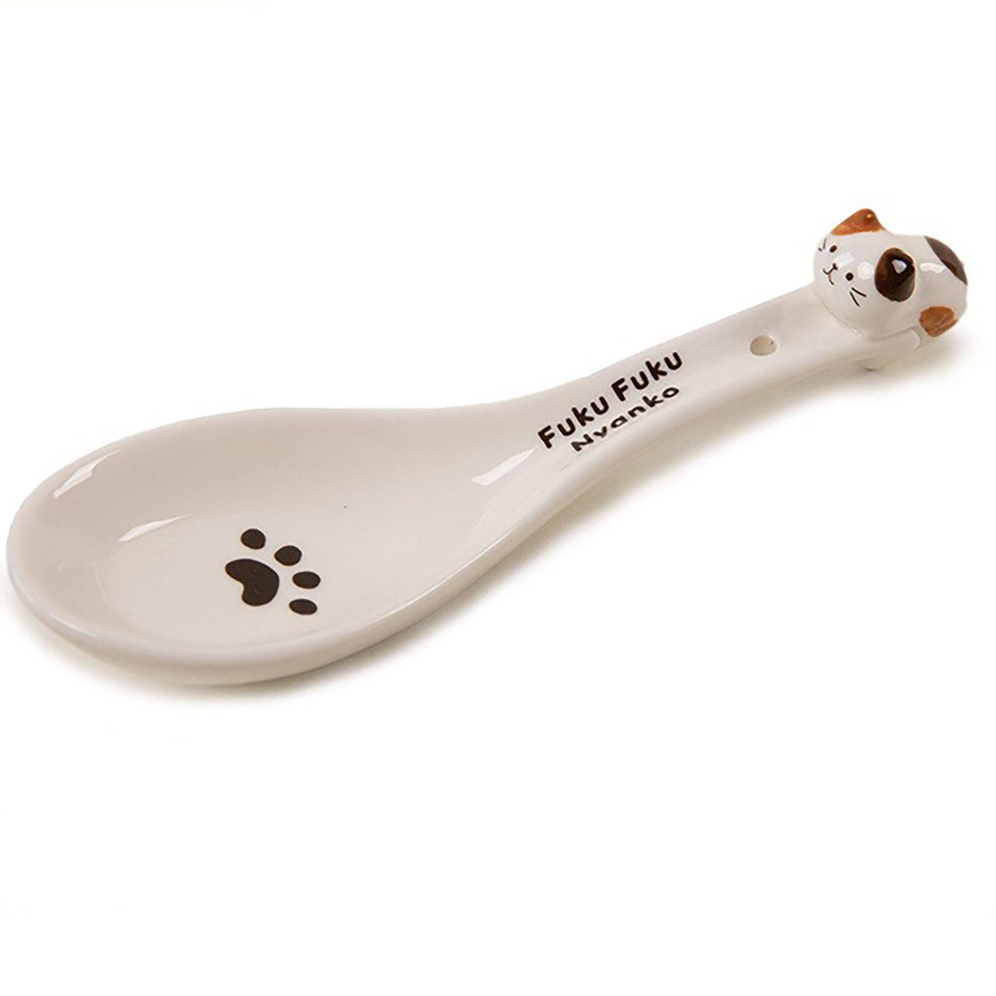 MinoCraft - Wholesale Table Spoon (Cutlery) - Porcelain Spoon with Cute Kitten Pattern0