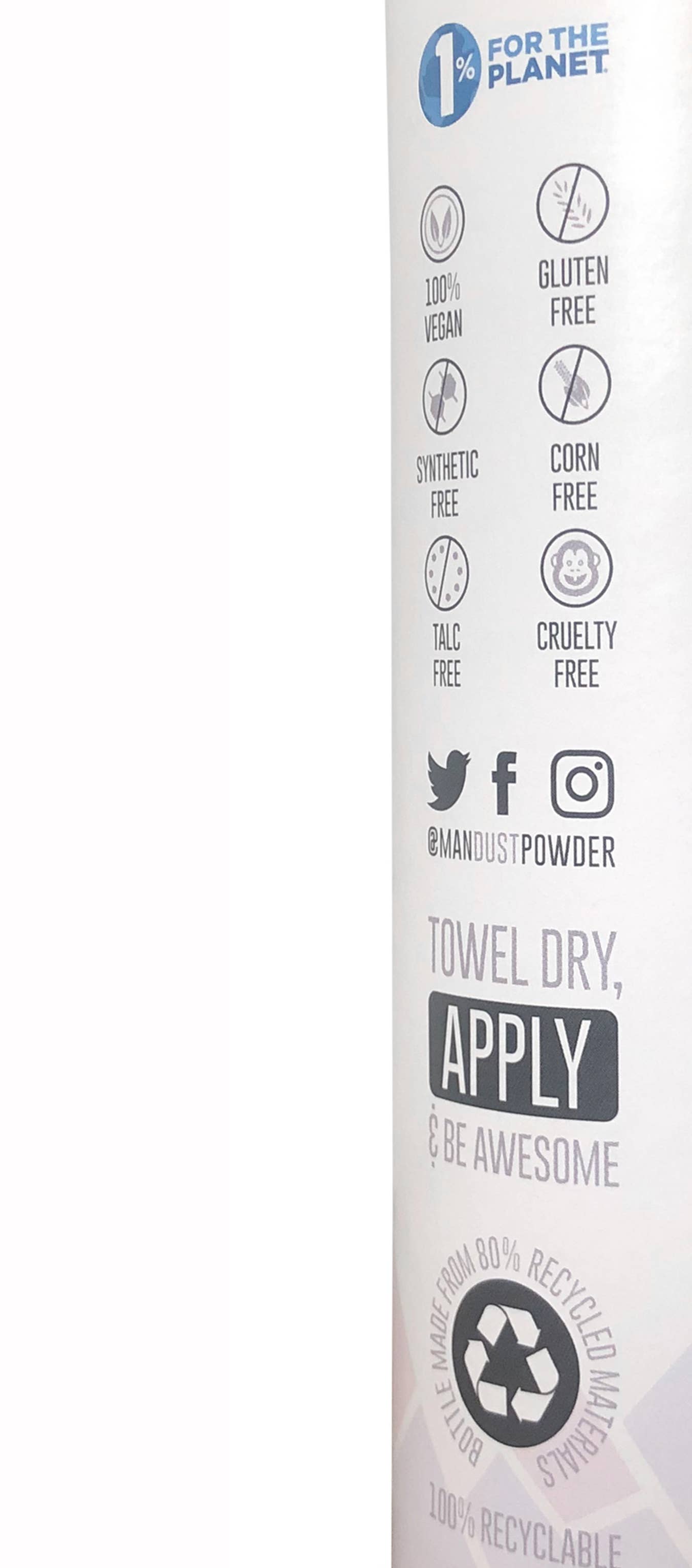 MANDUST® - Wholesale Body/Talcum Powder - LADYDUST Body Powder2