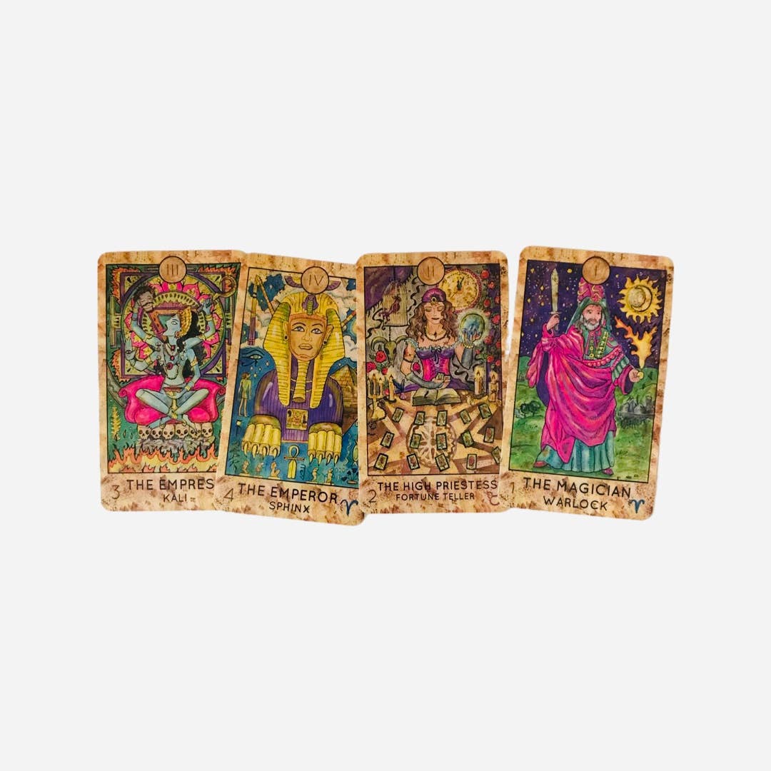 Tarotlandia – Cartas de tarô por atacado – Baralho de Tarô Fantasy World De Luxe Edição Limitada (Samiramay)6