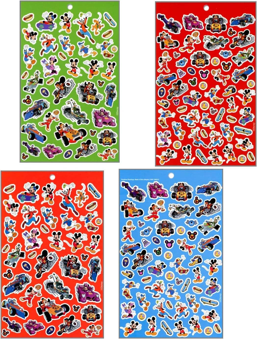 Innovarix - Vente Autocollant - Enfant et bébé - Tapis d'autocollants Disney Mickey Mouse - Plus de 200 autocollants2