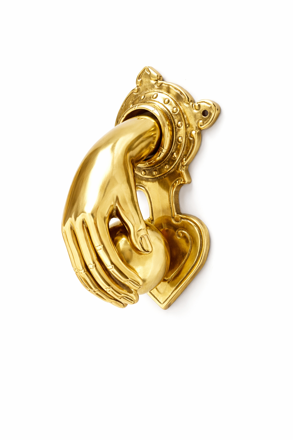 Ubud Glass – wholesale Knob/pull – Brass Fist & Ball Door Knocker (Gold or Antique Finish) | Handmade in Bali5