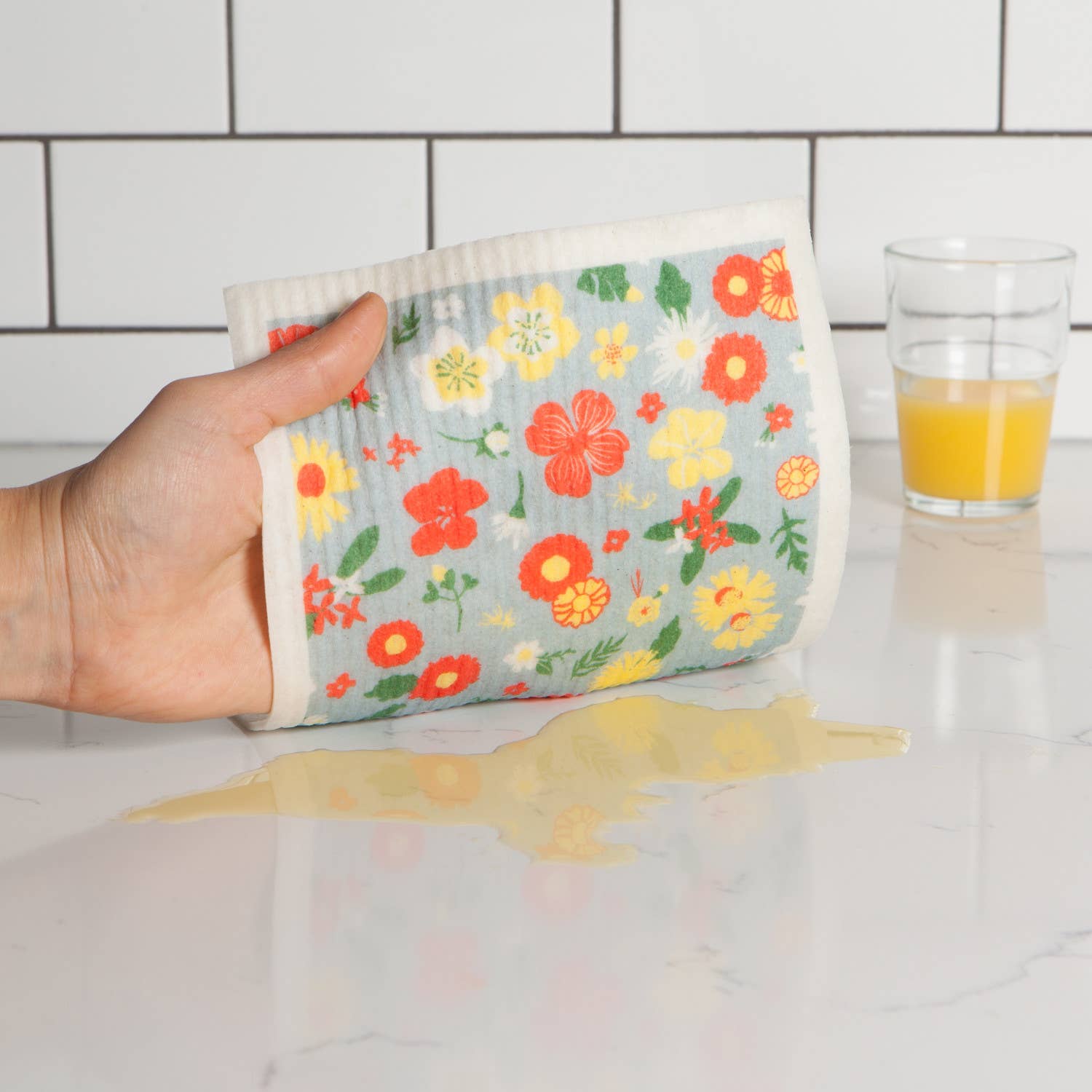 Ecologie - Wholesale Dishcloth - Flowers Of The Month Swedish Dishcloth7