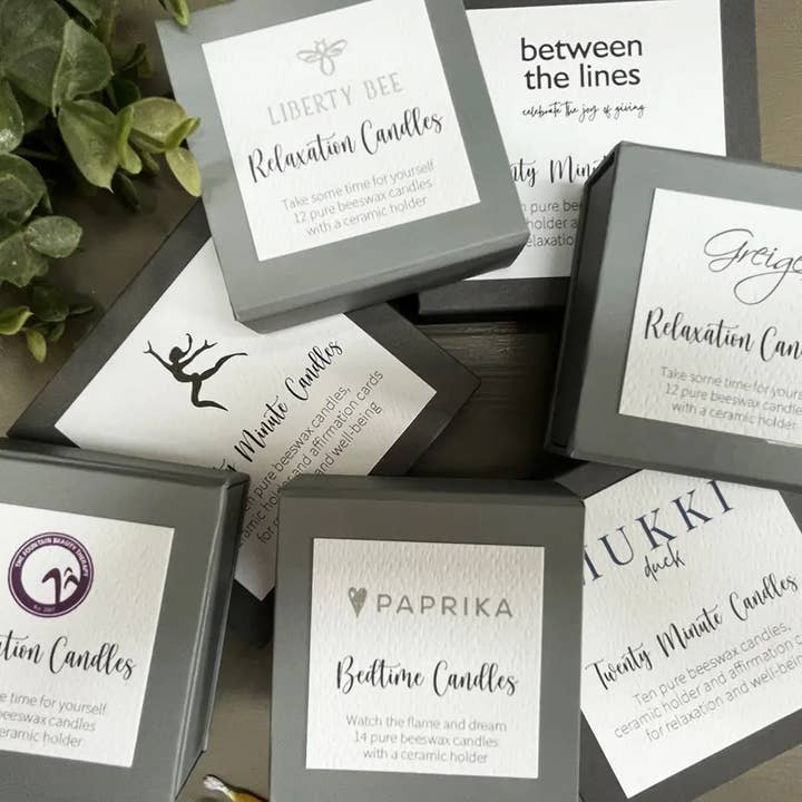 Cotton & Grey - Wholesale Tapered Candle/Candlestick - Bespoke Mini Candles4