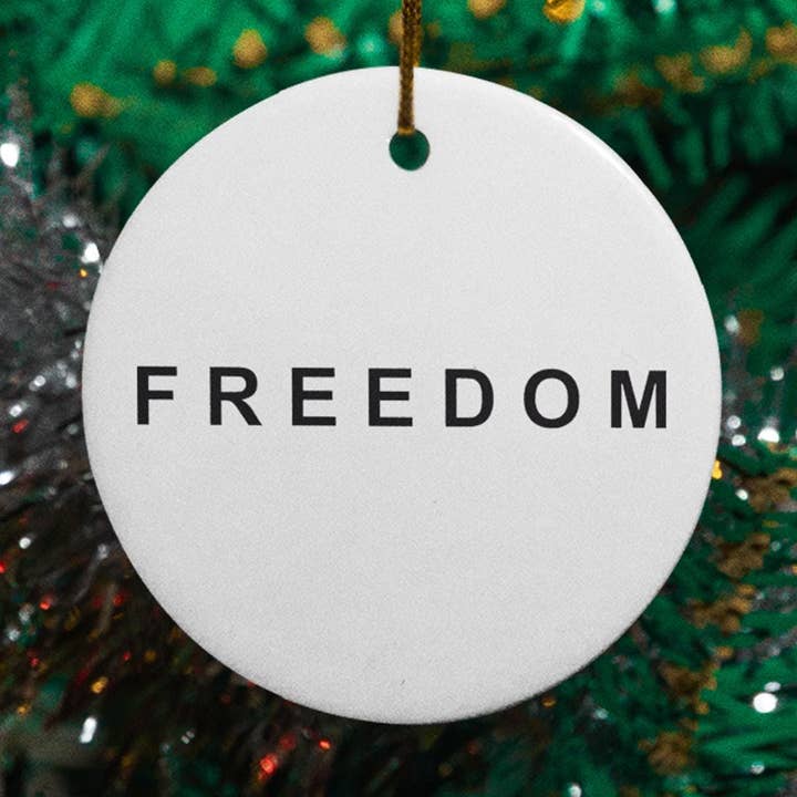 Freedom RIP Charlie Kirk 1993-2025 Ornament, Freedom Decor for wholesale by Embrova
