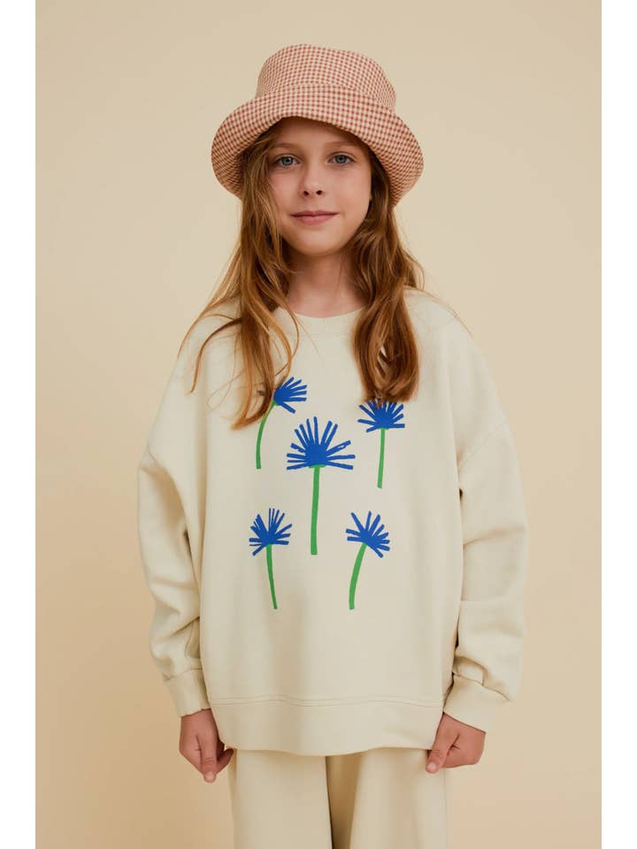 OXOX CLUB - Vendita all'ingrosso Felpa - Bambini - FELPA IN COTONE BIOLOGICO FIORDALISO6