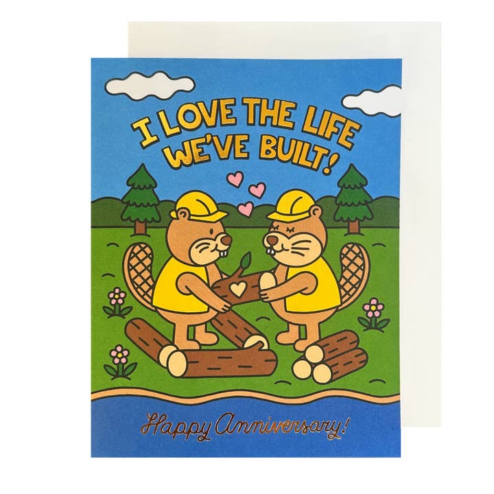 I Love the Life We've Built Anniversary Card for wholesale by The Social Type