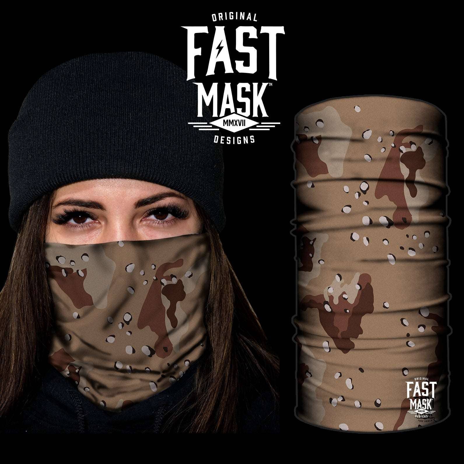 Live Fast Gear - Wholesale Snood - Heren - Desert Camo Neck Gaiter2