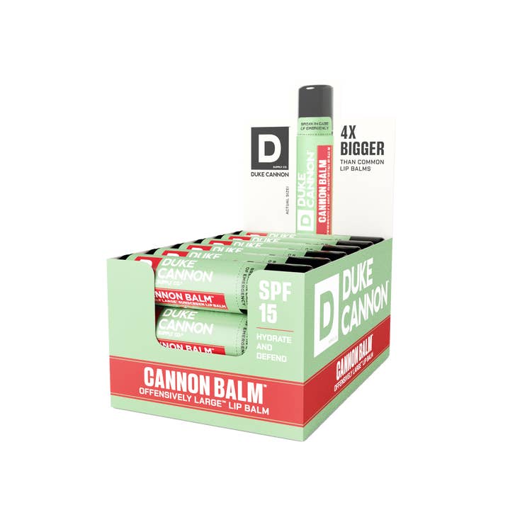 Cannon Balm Lip Balm SPF15 Counter Display and other Purchase Wholesale bandit. Free Returns & Net 60 Terms on Faire trending on Faire.