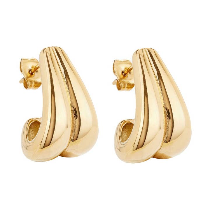 Retro Waterfall Hoops for wholesale by Ballinger