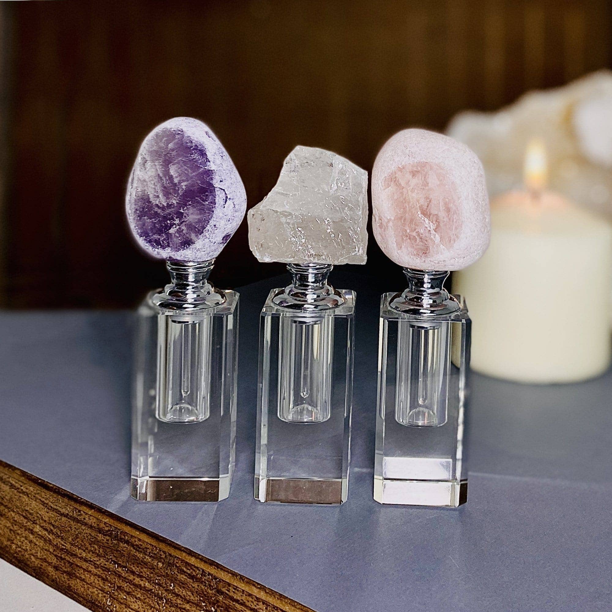 Rock Paradise - Wholesale Perfume/Eau de Toilette - Crystal Perfume Bottles with Stone Dispenser1
