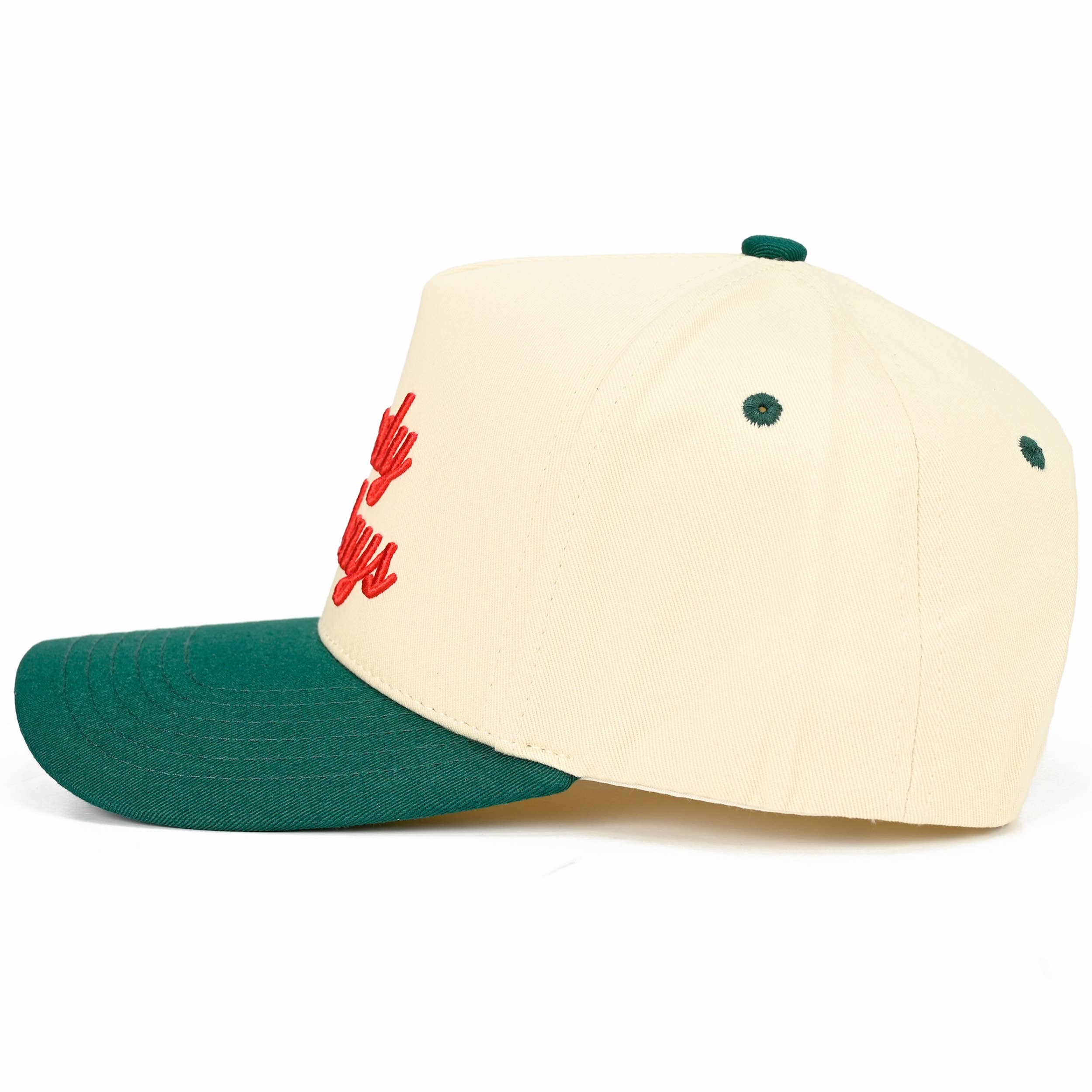 Hana - Wholesale Trucker Hat - Women's - C.C HOWDY HOLIDAYS Letter Embroidered Trucker Cap6