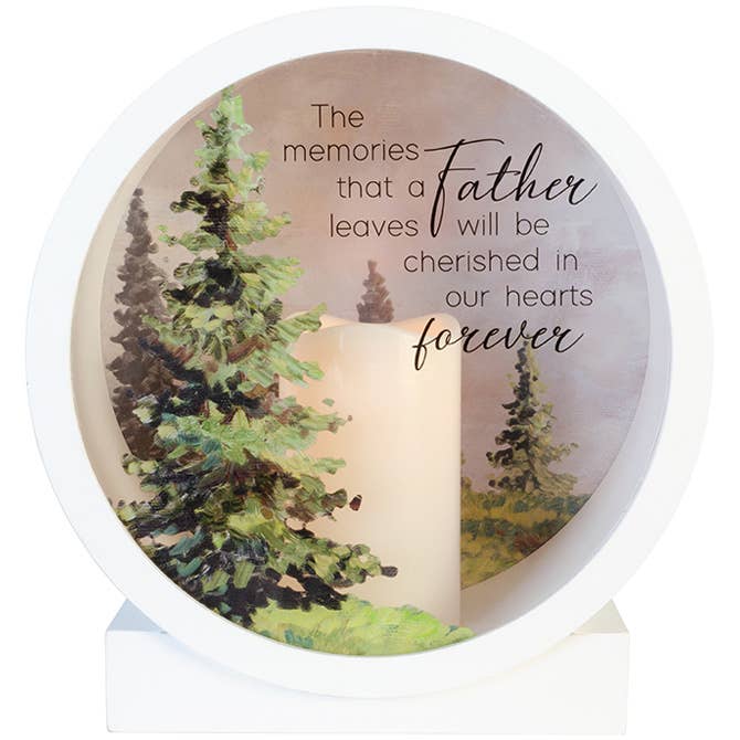 "Father" Shadow Box Lantern for wholesale by Gift & Garden by Carson