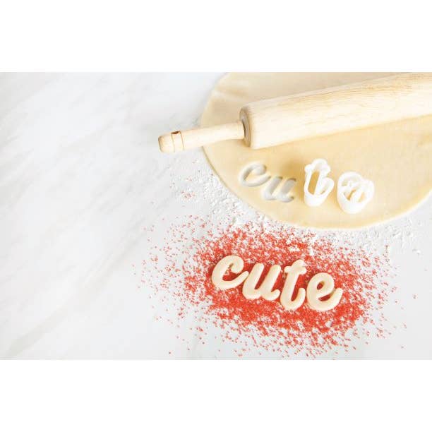TALISMAN DESIGNS – wholesale Biscuit cutter – Script Cookie Cutters - Set of 26