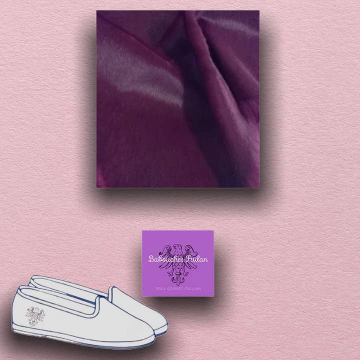 Fushia por atacado de Babouches Frulan