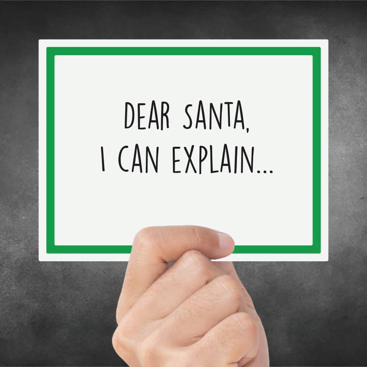 Snarky Card - Jul - Kære julemand kan jeg forklare for engroshandel hos Snarky Megs