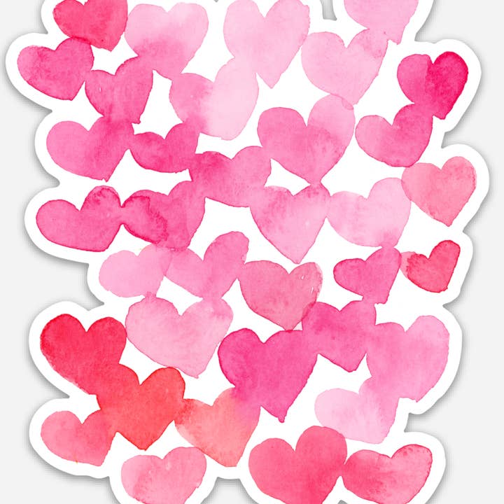 Valentinstag-Aufkleber, Herz-Aufkleber, Laptop-Aufkleber für den Großhandel von LaCott Fine Art