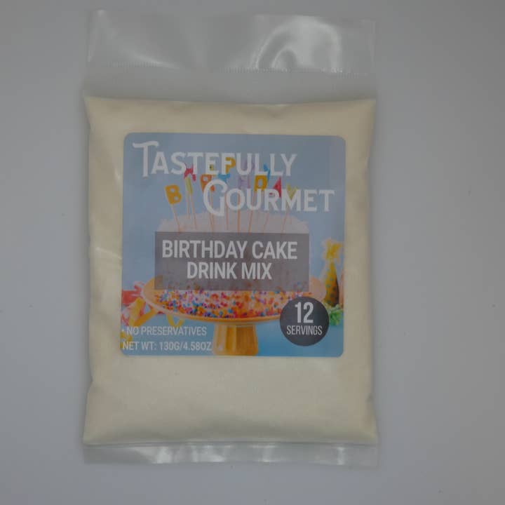 Birthday Cake Drink Mix for wholesale by Tastefully Gourmet