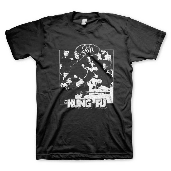 T-shirt graphique - Kung Fu - Cendre pour la vente par Manic Merch