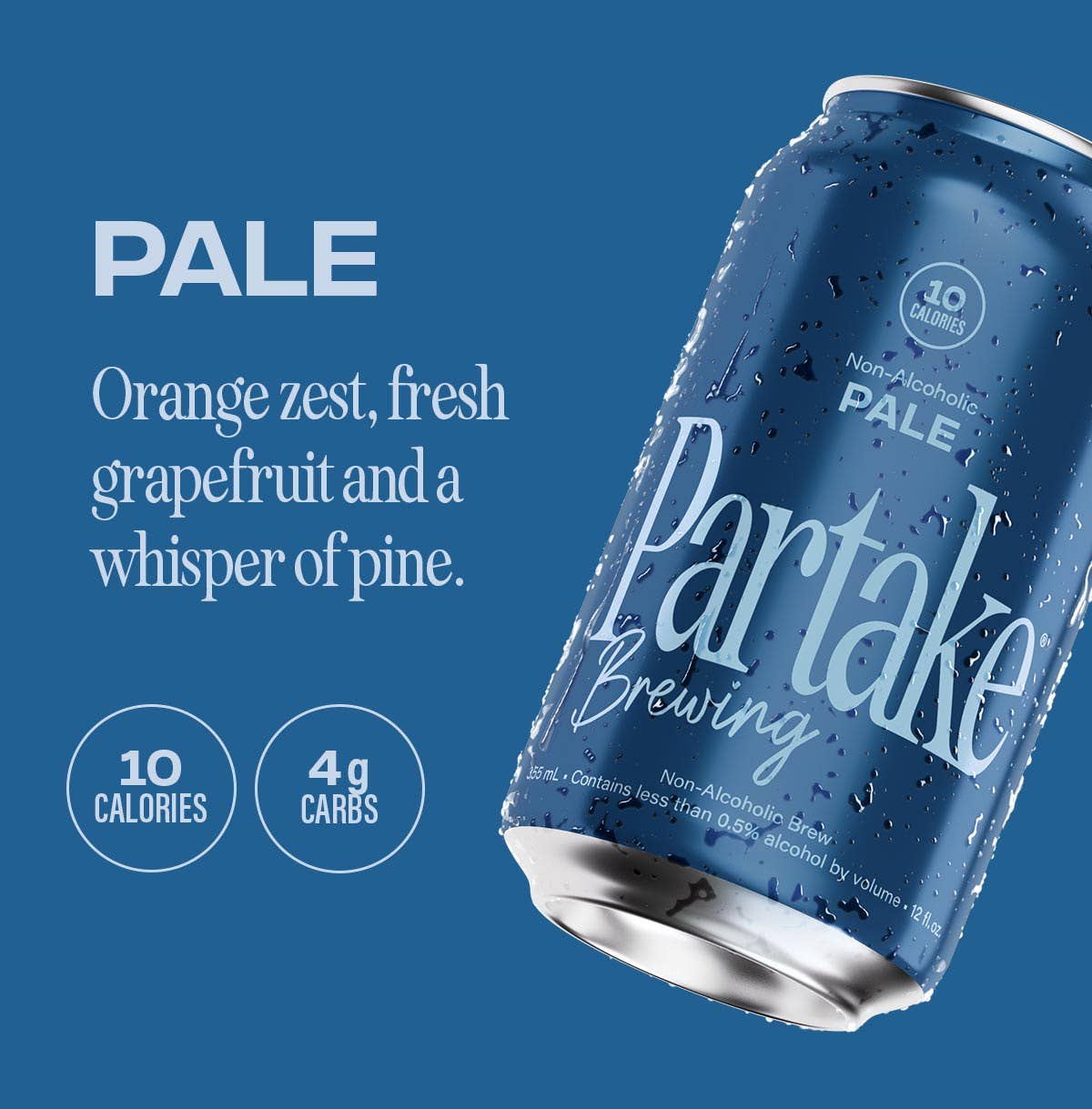 Partake Brewing - Wholesale Non-Alcoholic Beer - Partake Brewing Non-alcoholic beer - Pale - 24 pack