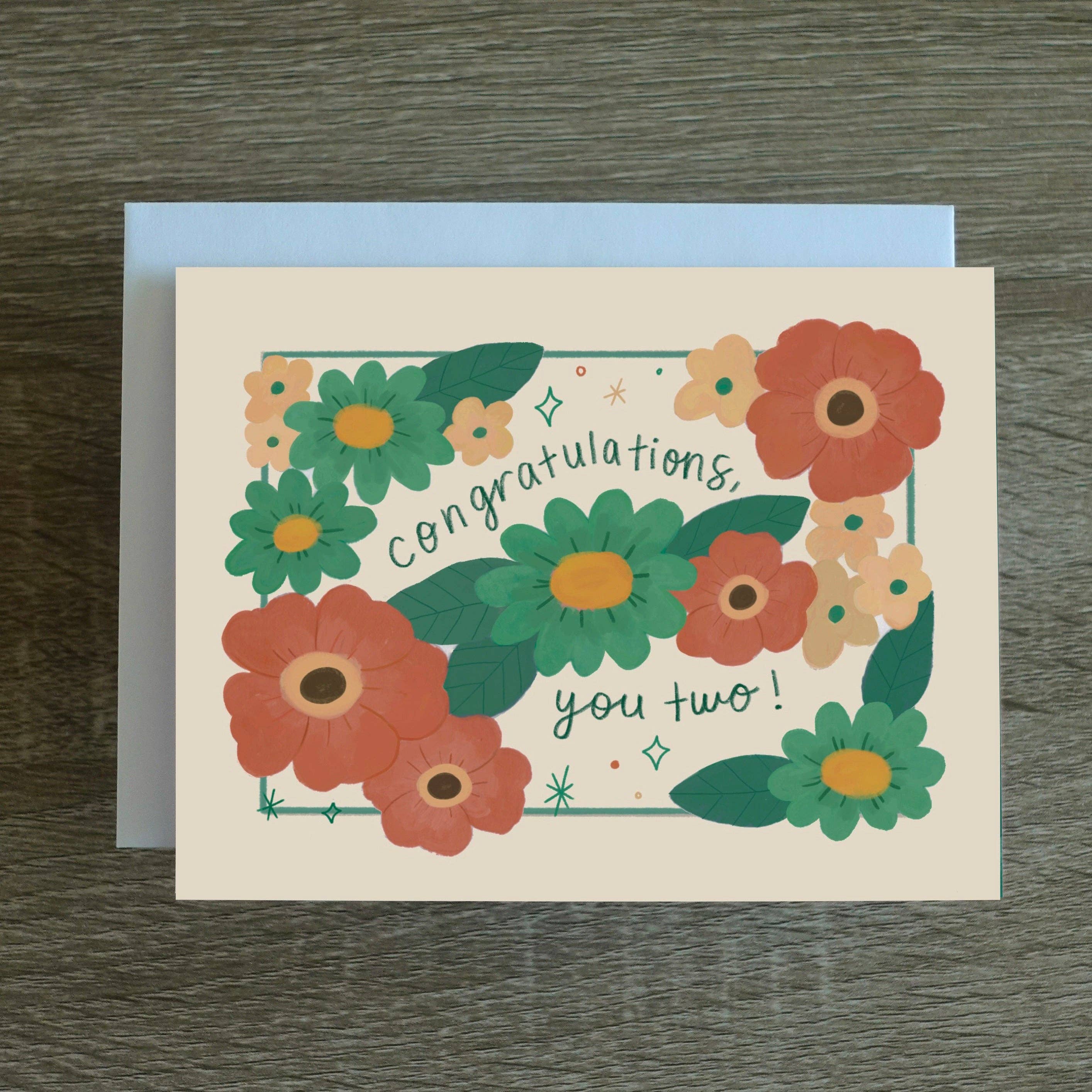 Fun Gal Studio - Wholesale Wedding Card - Congratulations, You Two - Wedding Card1