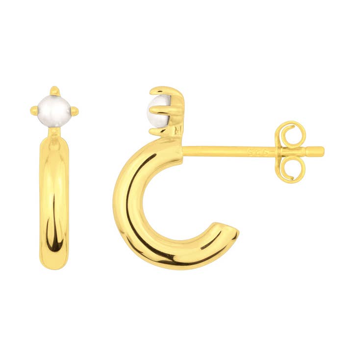 MAXINE HUGGIES - DORÉ pour la vente par fyb jewelry