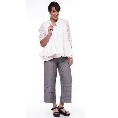Tulip Clothing - Wholesale Button Down Shirt - Women's - CV734 Prairie in White