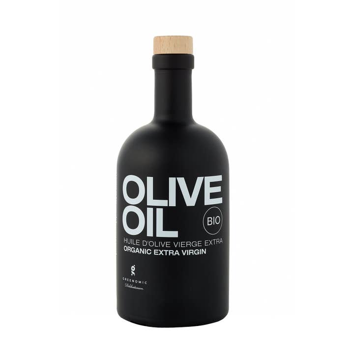 Huile d'olive vierge extra noire BIO (carton de 6 bouteilles) pour la vente par Greenomic Delikatessen, USA