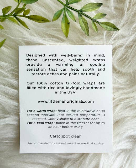 Little Man - Wholesale Spa/Therapy Pillow - Neck Wrap Hot & Cold Therapy  4