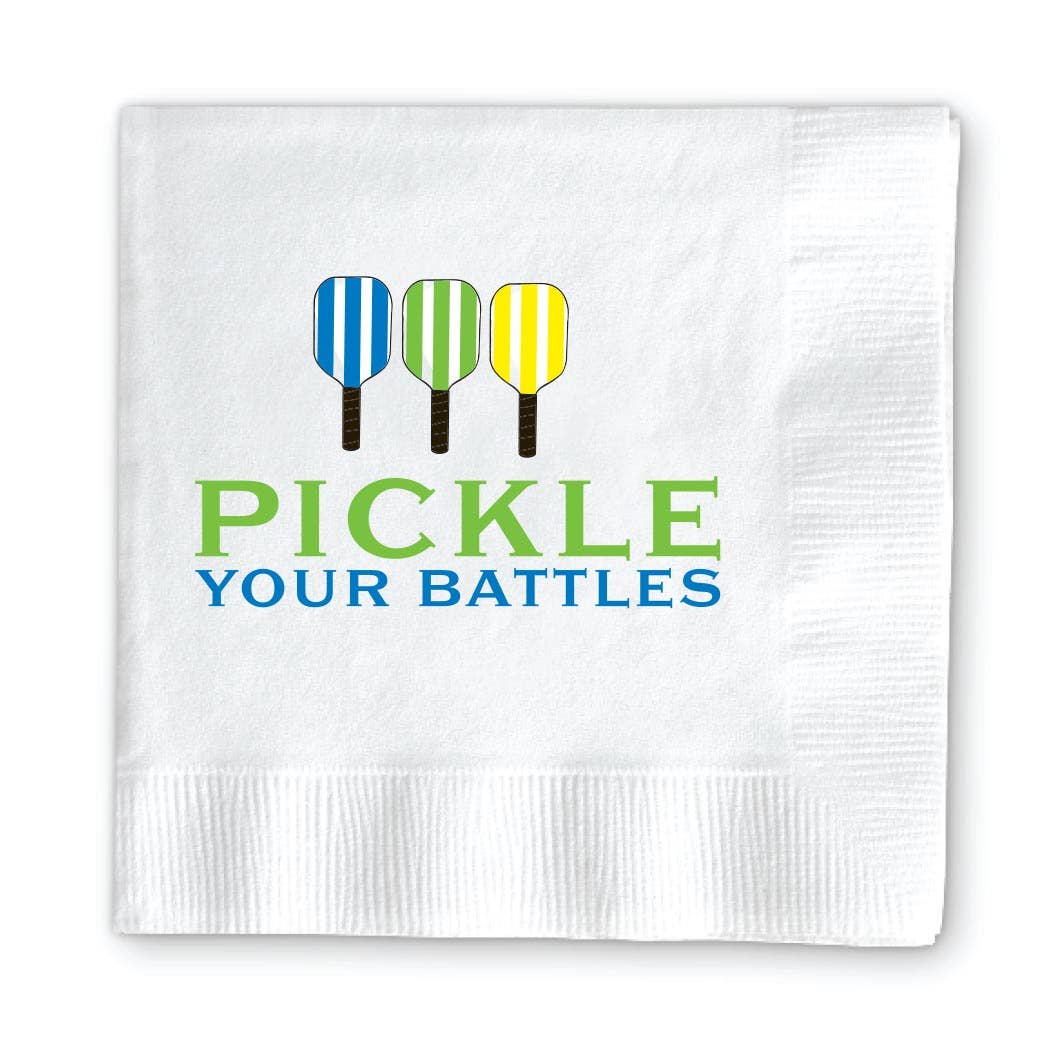 Donovan Designs - Wholesale Disposable Napkin - PICKLEBALL COCKTAIL NAPKINS5