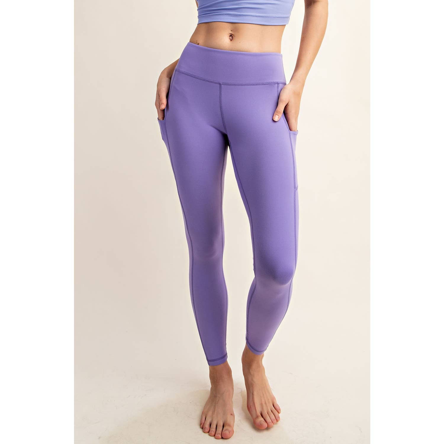 Rae Mode - Wholesale Athletic/Lounge Leggings - Women's - BUTTER BASIC LEGGING WITH POCKETS130