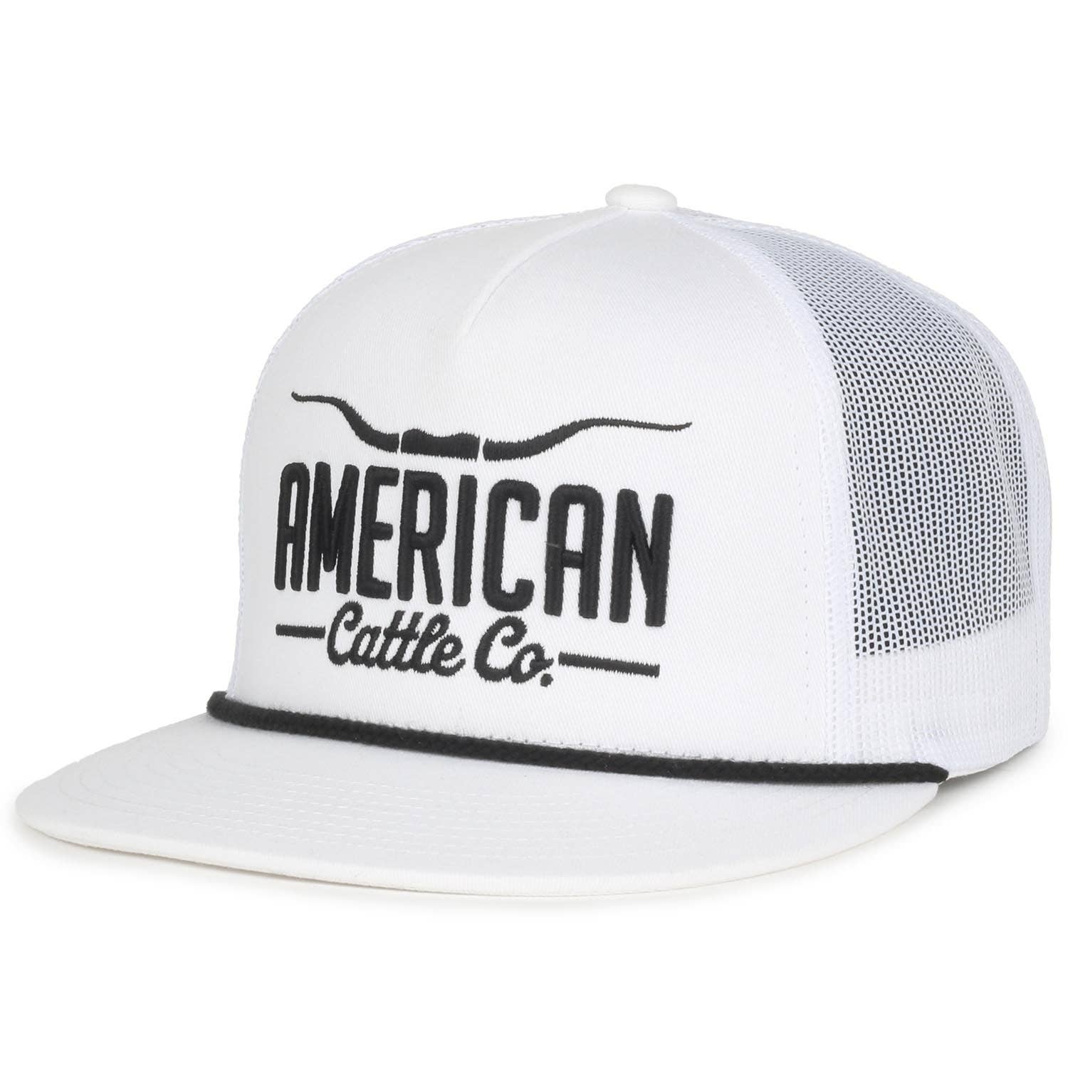 American Cattle Co - Wholesale Trucker Hat - Unisex - Longhorn Hat1
