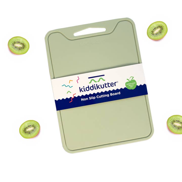 KiddiKutter child safe knife - Wholesale Cutting board - KiddiKutter Silicone Cutting Board Sage 1