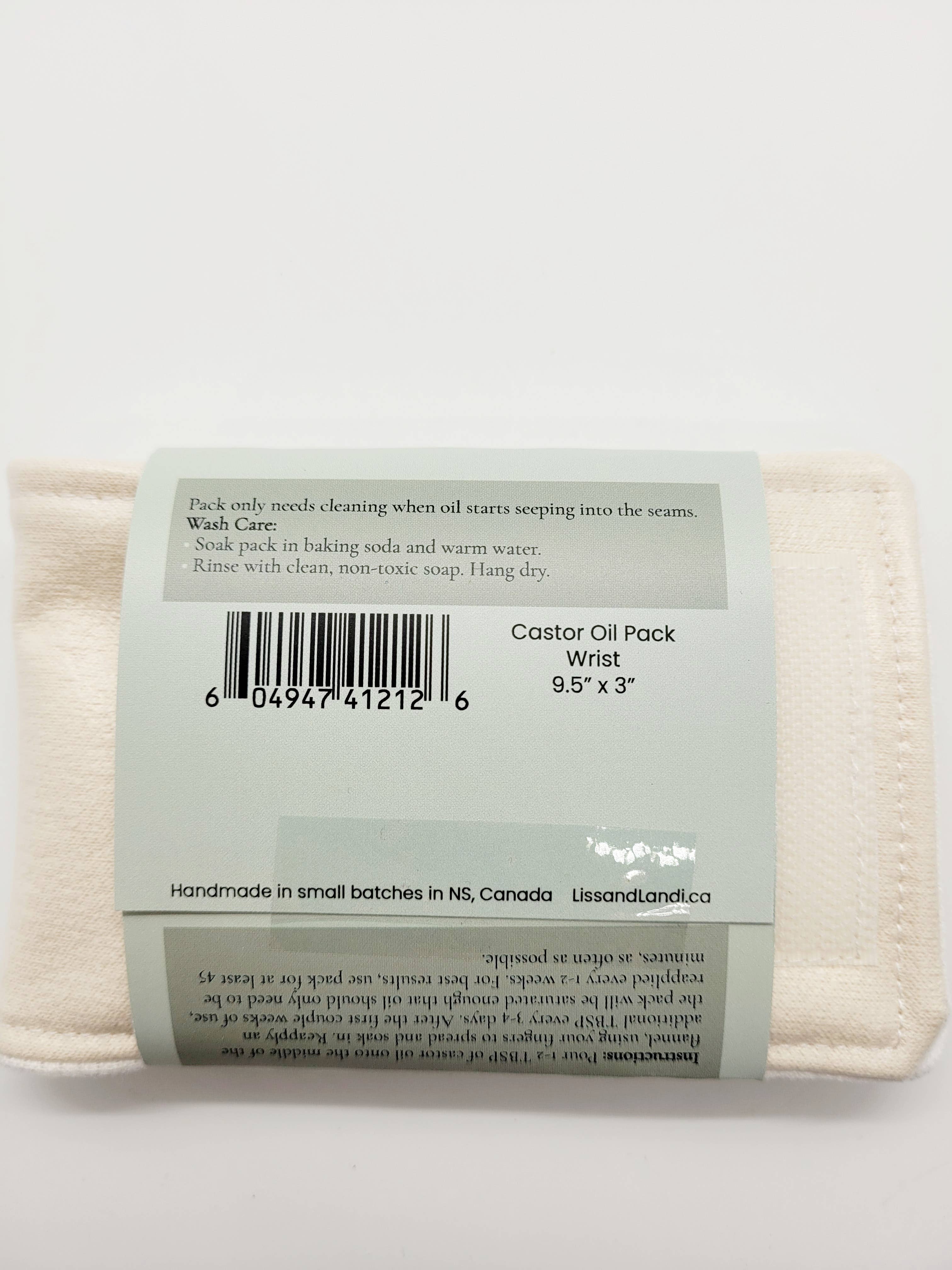 LISS & LANDI - Vente Disque de coton - Pack pour huile de ricin biologique, poignet8