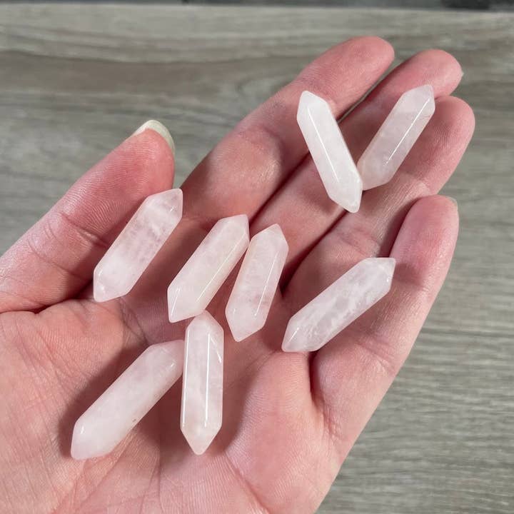 Keystone Crystals - Wholesale Spiritual Stone/Crystal - Small Gemstone Double Terminated Carved Crystal Wands15
