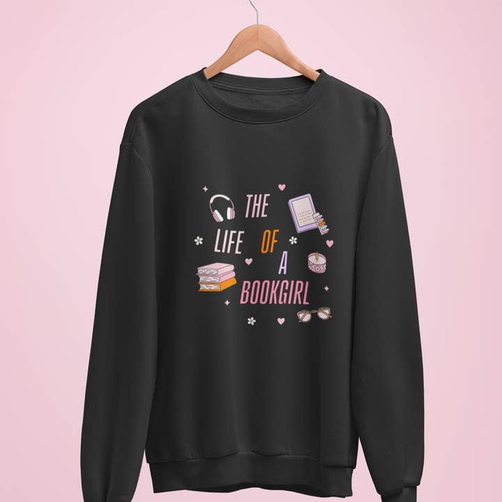 The Life Of A Bookgirl Crewneck/Hoodie for wholesale by amarieacreates