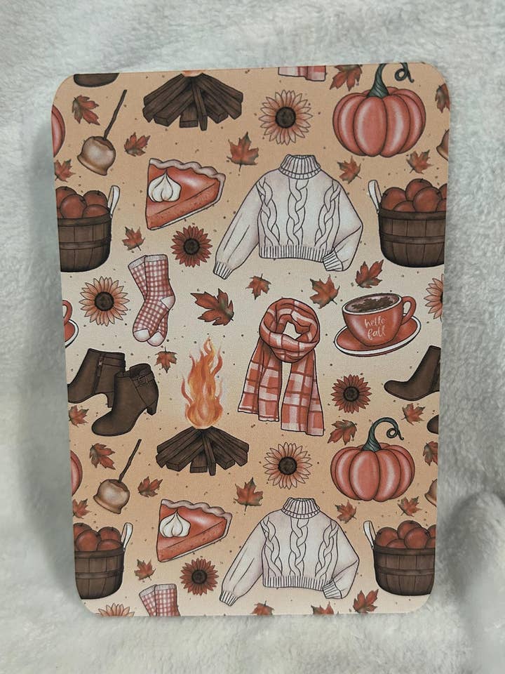 Fall into autumn pumpkin leaves kindle e reader insert for clear case, kindle accessory, kindle, paperwhite, oasis, scribe 10th 11th gen for wholesale by Bookbestiesuk