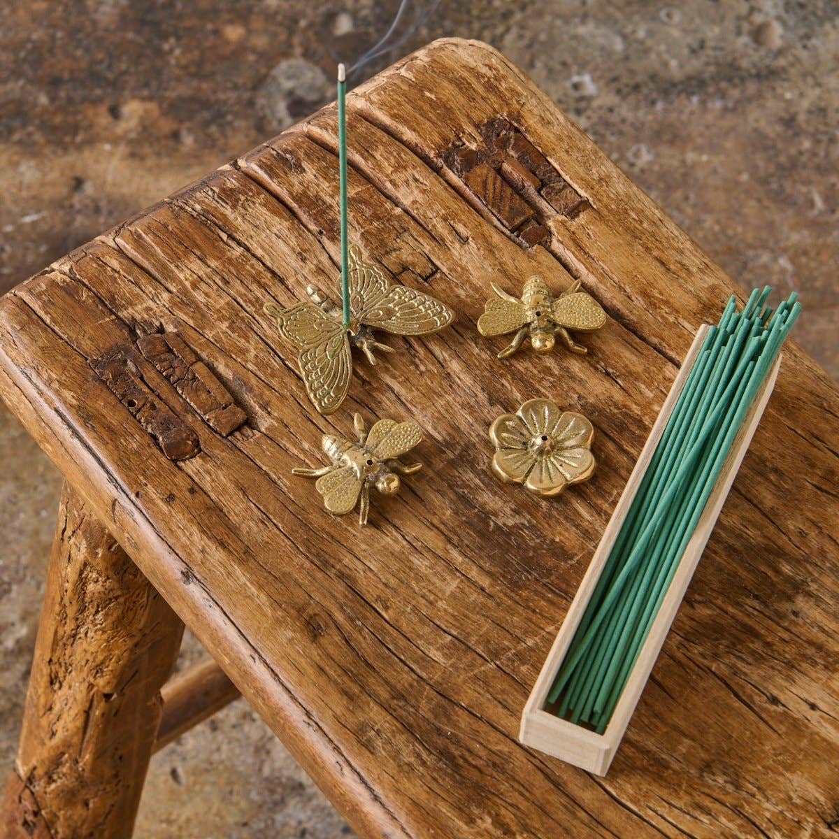 JADE AND MAY - Wholesale Incense Holder - Brass Incense Holder0