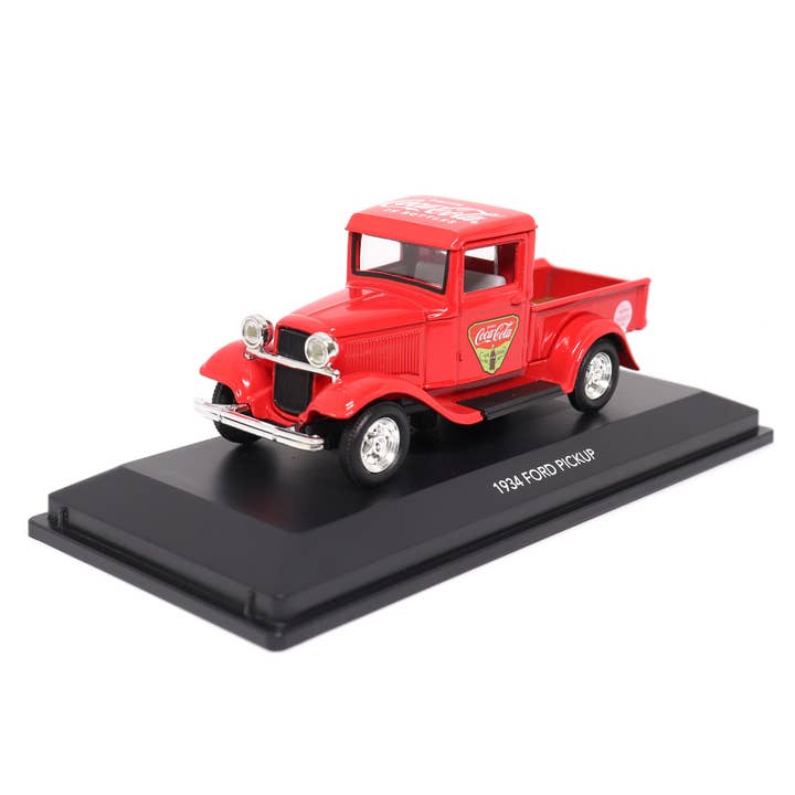 Motor City Classics, Inc. - Wholesale Decorative Tabletop Object - 1:43 Scale Coca-Cola 1934 Ford Pickup Diecast Model2