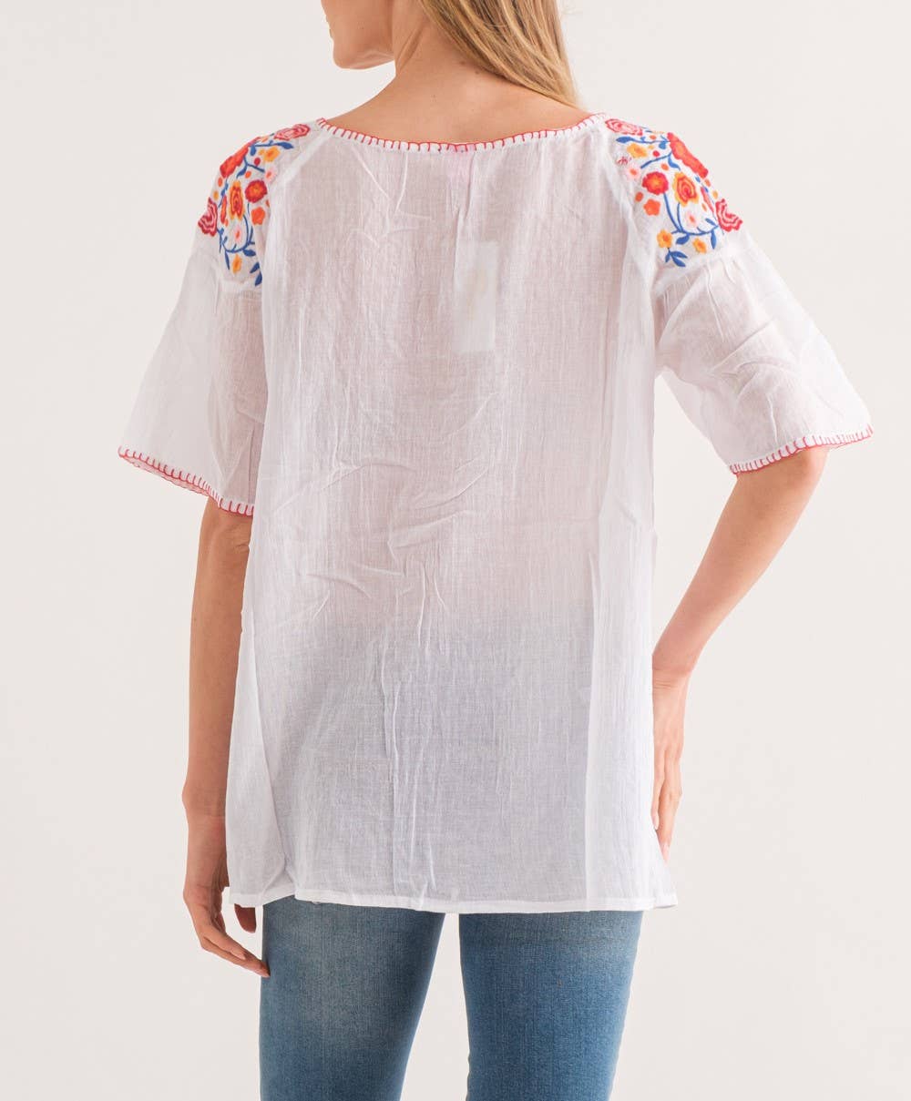 Raj Trading & Imports (USA) Inc. - Wholesale Blouse - Women's - Lola Embroidered Top1