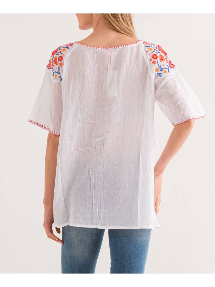 Raj Trading & Imports (USA) Inc. - Wholesale Blouse - Women's - Lola Embroidered Top1