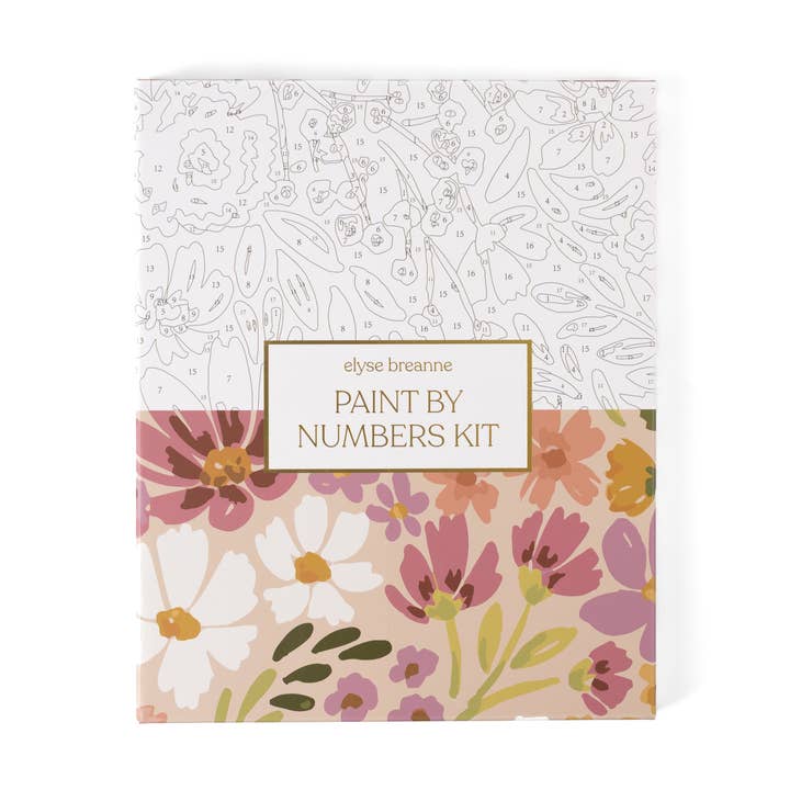 Primrose Petals Paint By Number Kit for wholesale by Elyse Breanne Design