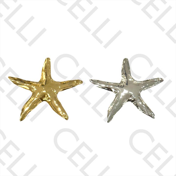 Steel Medal - starfish for wholesale by Celli Biju