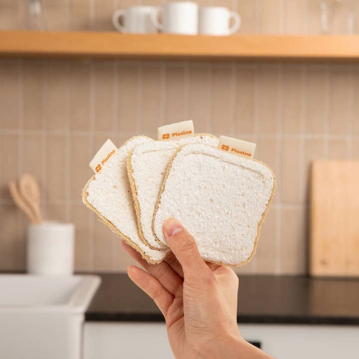 White Scrub Sponge (3 Sponges) for wholesale on Faire3