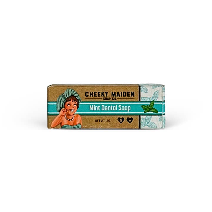 Fresh Mint Dental Soap for wholesale by Cheeky Maiden Soap Co