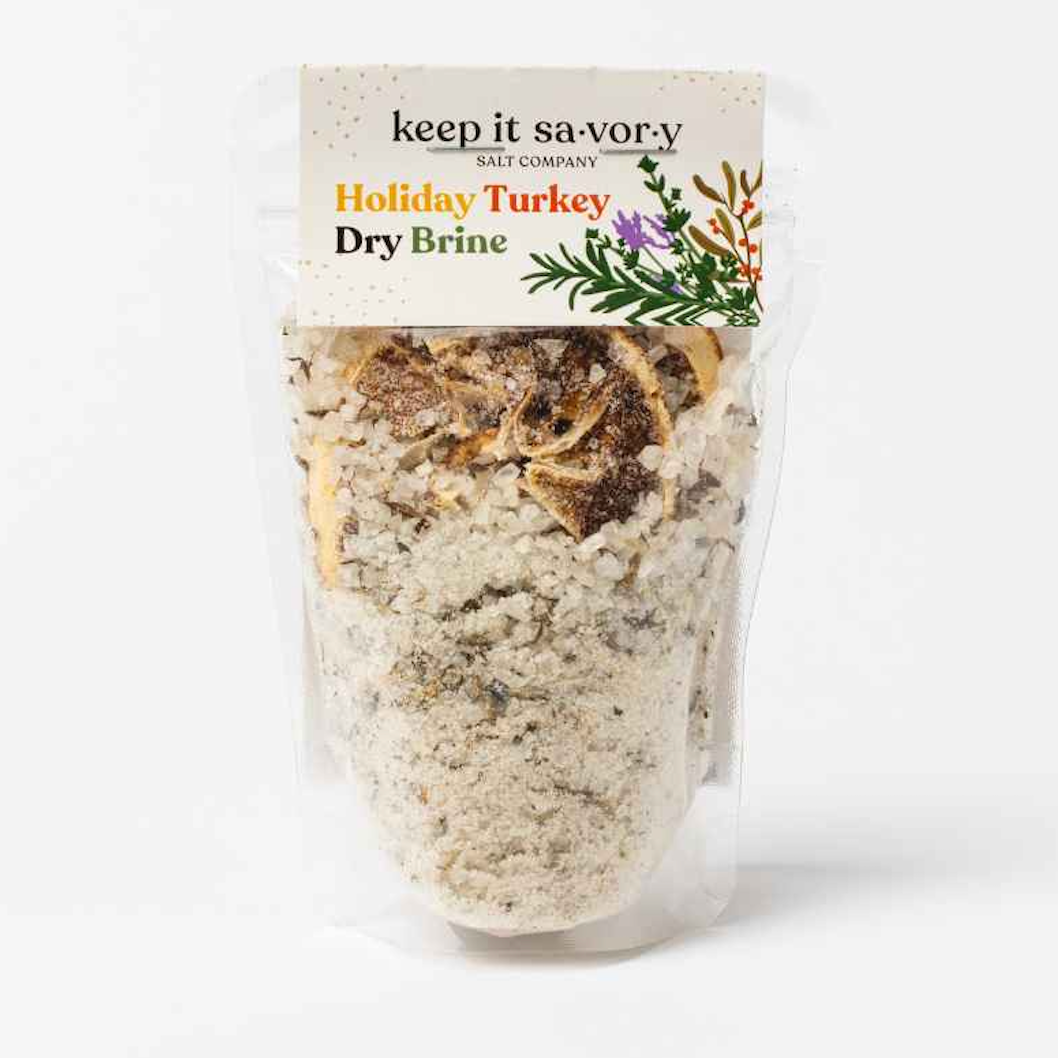 Organic Turkey Brine Kit - 16 oz. Garlic & Herb with Brine Bag by