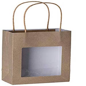  PTP BAGS White 10 x 7 x 12 Tote Bags [Pack of 250]  Recyclable Kraft Paper Gift, Food Service Bags : Health & Household