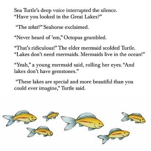 Sleeping Bear Press - Wholesale Preschool Book (3-5) - Tallulah: Mermaid of the Great Lakes Picture Book6