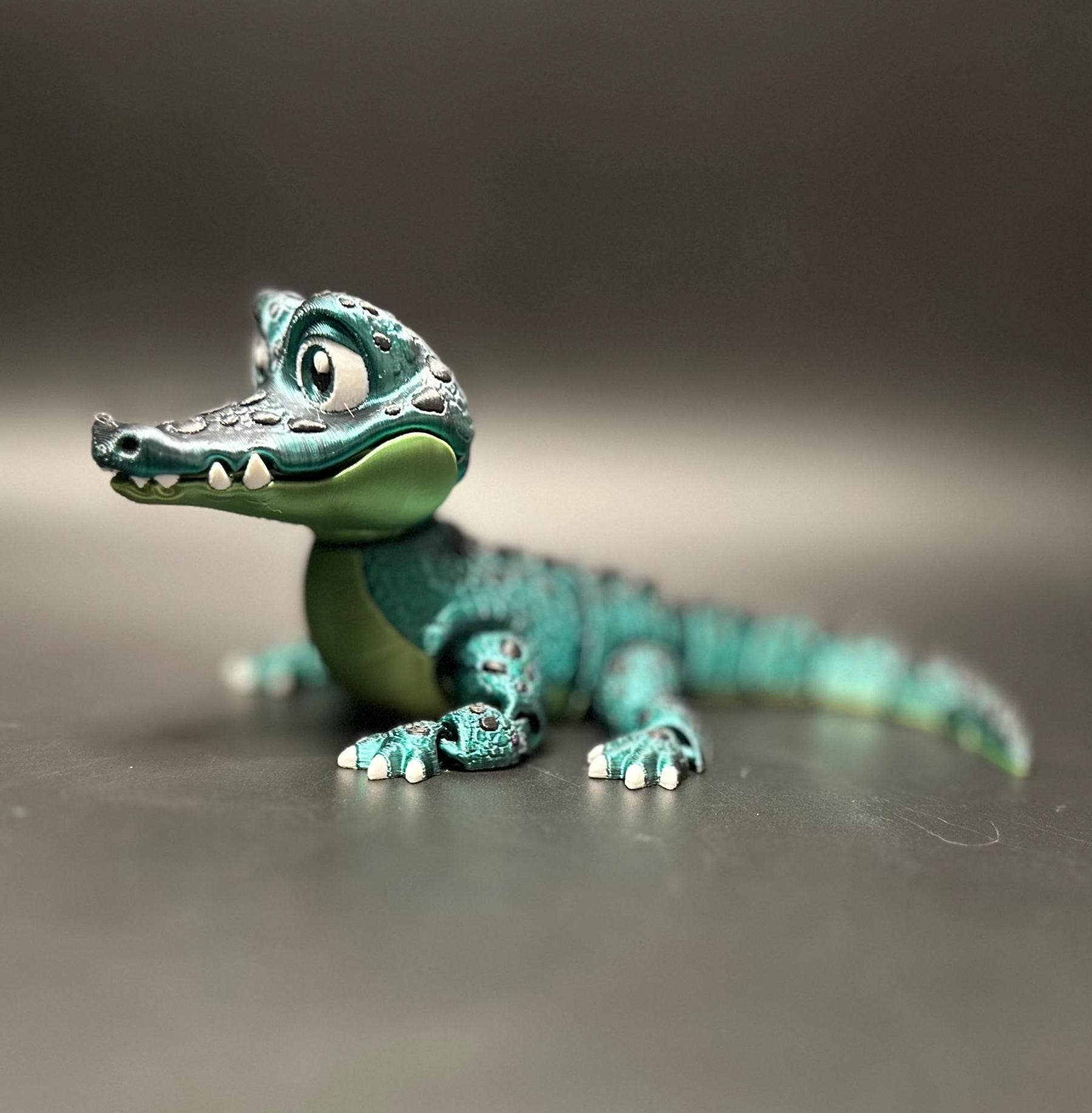<3 Studio - Vendita all'ingrosso Figurina giocattolo - Bambini - Figura Articolata di Coccodrillo per Amanti dei Croc7