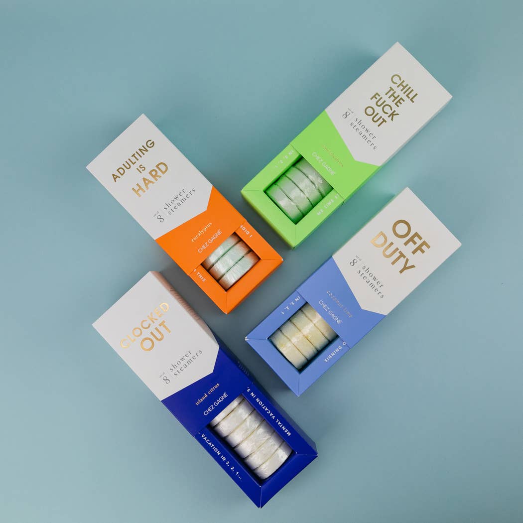 Chez Gagné – Engroshandel Brusefordamper/bombe – Chill The Fuck Up – Aromaterapi brusebombe med eukalyptus – Sæt med 810